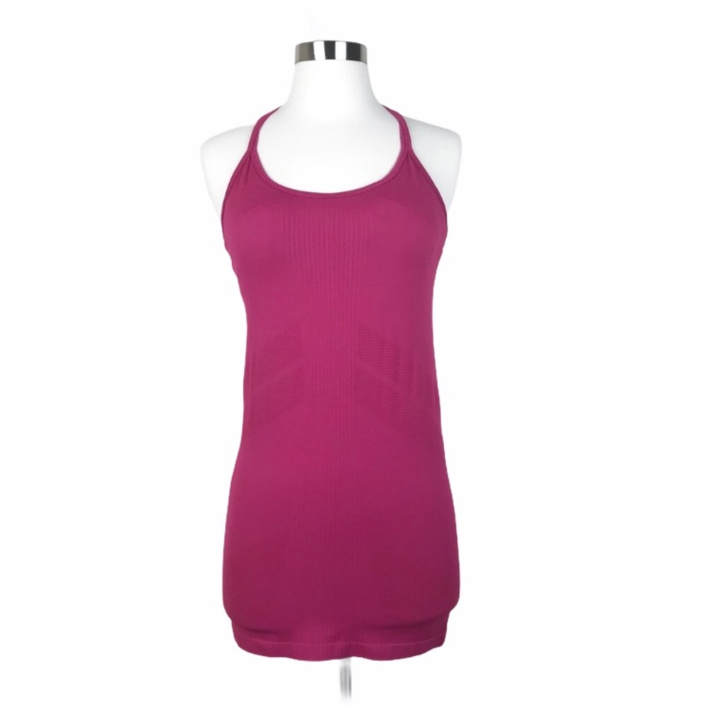 Fabletics Yoga Athletic Top Raspberry Color Women’s Size M